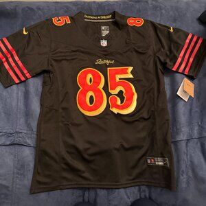 San Francisco 49ers George Kittle #85 Nike Jersey – Black – Size L (Replica)